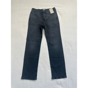 NWT Madewell | Mid-Rise '90s Straight Jeans Black | Women's 27